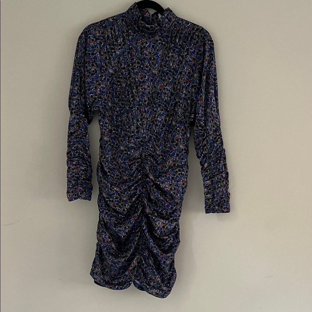 Hunter Bell Multicolor Floral Long Sleeve Dress